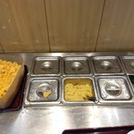 釜揚げうどん岡じま - 無料の薬味たち(2025年9月12日撮影)