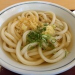 釜揚げうどん岡じま - かけうどん 320円(税込)(2025年9月12日撮影)