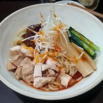 鶏paitan 心麦 - 冷やし坦々まぜそば