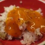 あもん ヨコ - 土釜炊きご飯での卵かけごはん