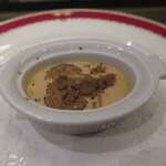 あもん ヨコ - スッポン出汁の茶碗蒸し フォアグラ入り