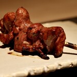 銀座 とり澤 - 白レバーと背肝