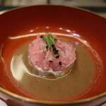 あもん ヨコ - タンとなすのタルタル風