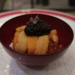 あもん ヨコ - ミニ海鮮丼