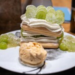 わいん食堂 Chez とし - 2025.9 シャインマスカットケーキ（1,700円）