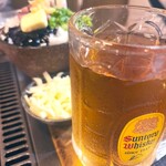 月島もんじゃ もへじ - ハイ！チーズトッピング！！