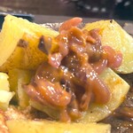 月島もんじゃ もへじ - 【ジャガ塩辛バター】塩辛美味すぎ！！！！！！