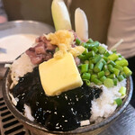 月島もんじゃ もへじ - 【いか墨もんじゃ】可愛過ぎない？？ウサギか？？チーズトッピングおススメ！