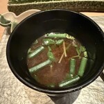 日本料理 箱根 華暦 - 味噌汁