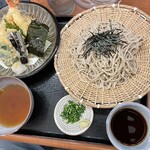 そば処武蔵 小郡店 - 天ざるそば