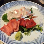 さぶろー - 生マグロ＆シマアジの刺身