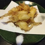 さぶろー - 水耕ニンニクの天ぷら