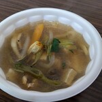 うえたいら肉店 - せんべい汁