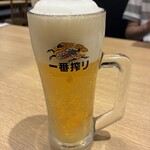 まるは食堂 - ドリンク写真:キリン生ビール