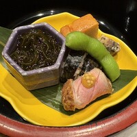 京橋 二刀流 - 突き出しのお重