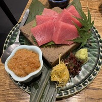 京橋 二刀流 - 中トロのお造り