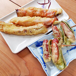 手打ちうどん ぶれーど・う - 天ぷら各種