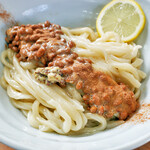 手打ちうどん ぶれーど・う - はちみつナットゥー釜しょうゆうどん