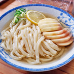 手打ちうどん ぶれーど・う - ももの冷やかけうどん