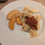 スーペル バッカーナ - ポテト、パスタ、チーズ