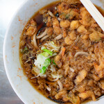 田舎そば かさい - たぬきそばハーフ \310