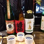 牡蠣と日本酒 - 