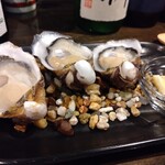 牡蠣と日本酒 - 