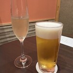 やす多” - 生ビール・スパークリングワイン