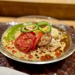 饗 くろ喜 - 冷やしカレーそば 1,800円