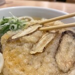 因幡うどん - 薄いけど、かぴかぴや。。