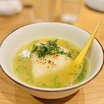 吾一 - 〆は選択［焼きおにぎり鶏スープ］