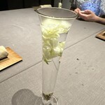 茶禅華 - ジャスミの花　お湯