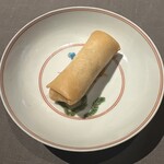 茶禅華 - 春巻き　松茸と鱧
