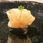 茶禅華 - ボタン海老　鮑　紹興酒漬け