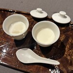 茶禅華 - 杏仁豆腐　温　冷