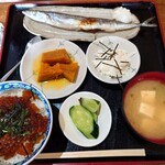 カタヤマ - いくら丼定食(お値段お任せ)