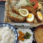 とんかつせんのき - メンチかつ定食