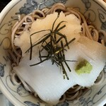 松雪庵 - イカそば（冷やし）