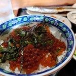 カタヤマ - いくら丼定食(お値段お任せ)