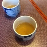 八起庵 京都高島屋店 - 2014年8月：お茶かと思ってビックリしたスープ