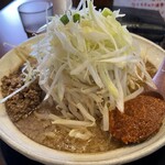 ラーメン南の - 背脂味噌ラーメン辛味噌トッピング