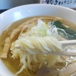 麺の風 祥気 - とりそばの麺