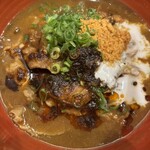 つけうどん 朱華 - エビガリカレーのアップ