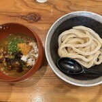 つけうどん 朱華 - 椒椒坦々つけうどん（中盛）