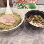 麺や二代目 夜来香 - 魚介塩中華そば、ルーロー飯