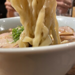 中華そば しば田 - 太麺