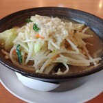 幸楽苑 - 塩野菜タンメン+背脂