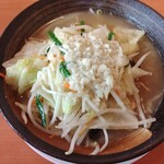 幸楽苑 - 塩野菜タンメン+背脂
