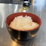 脂醤油組 - 白ご飯中