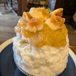 ヱビス珈琲 - かき氷 いちじくミルク 1,600円✨️